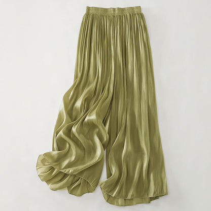 Pleated Wide-Leg Pants for Women – Relaxed Comfort & Style
