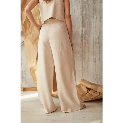 High-Waisted Wide-Leg Pants for Women – Breathable & Flattering Fit
