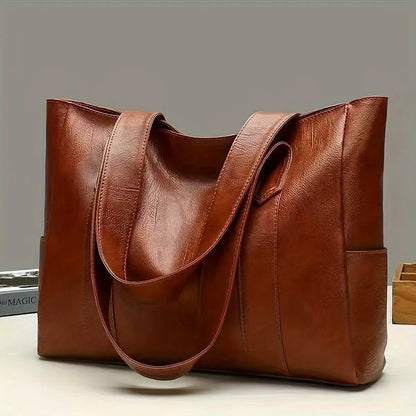 Vintage Large Capacity Tote Bag For Daily Use