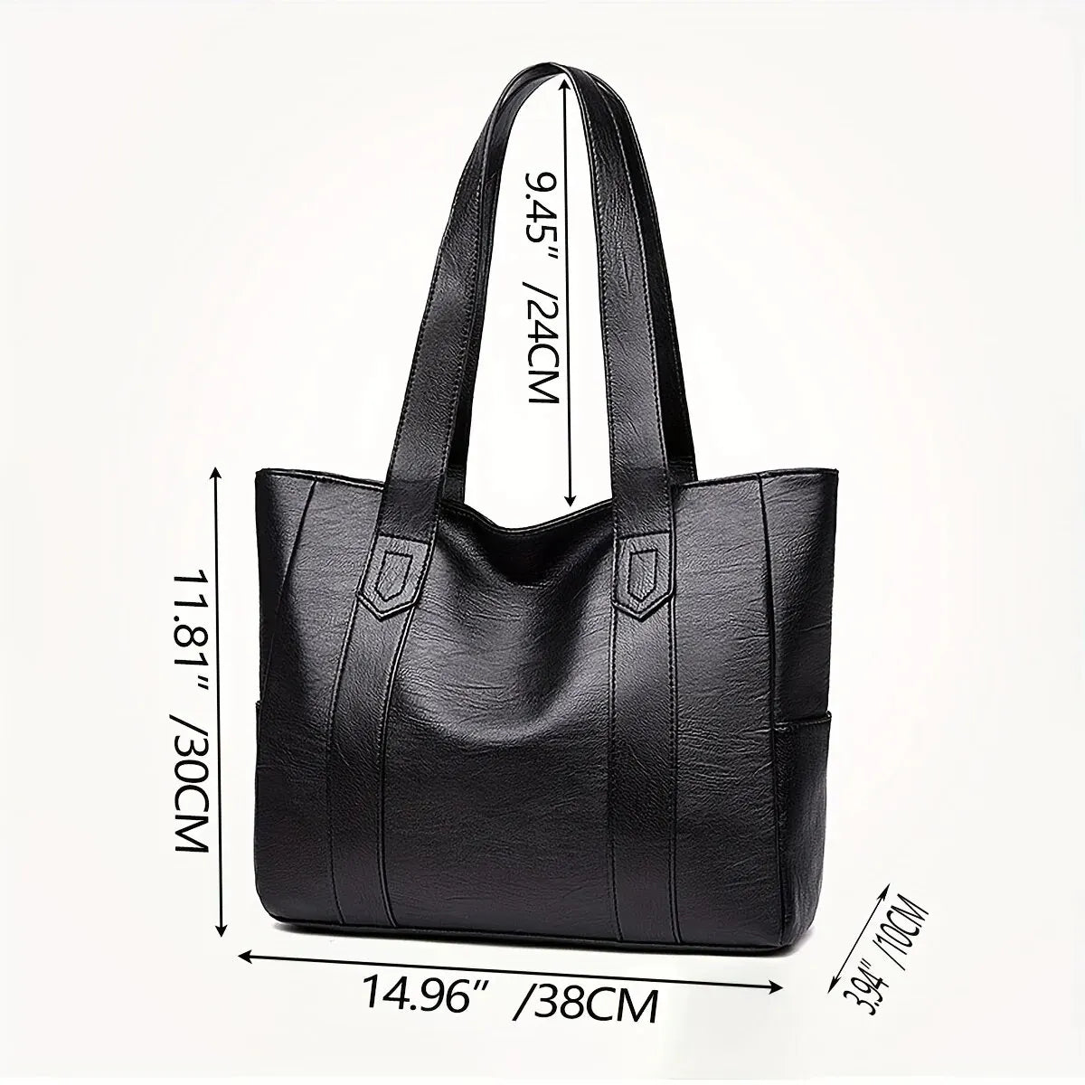 Vintage Large Capacity Tote Bag For Daily Use