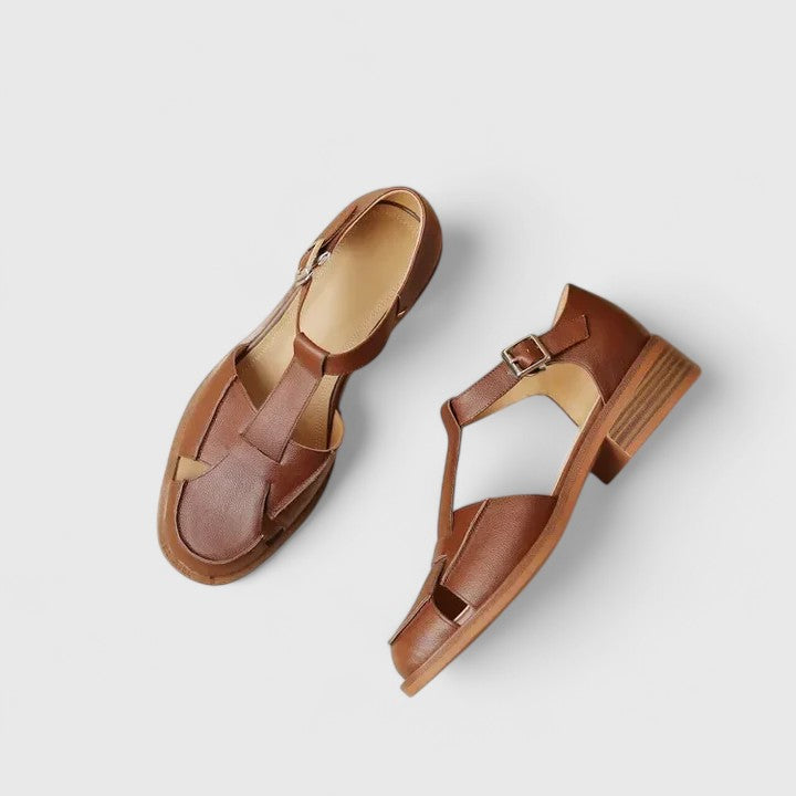 T-Strap Block Heel Mary Jane Sandals for Women – All-Day Comfort & Stability