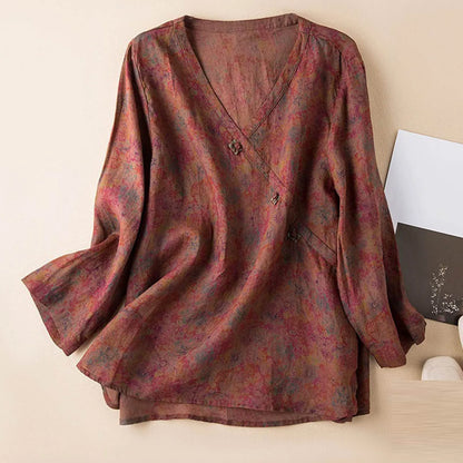 V-Neck Blouse for Women – Breathable Everyday Comfort