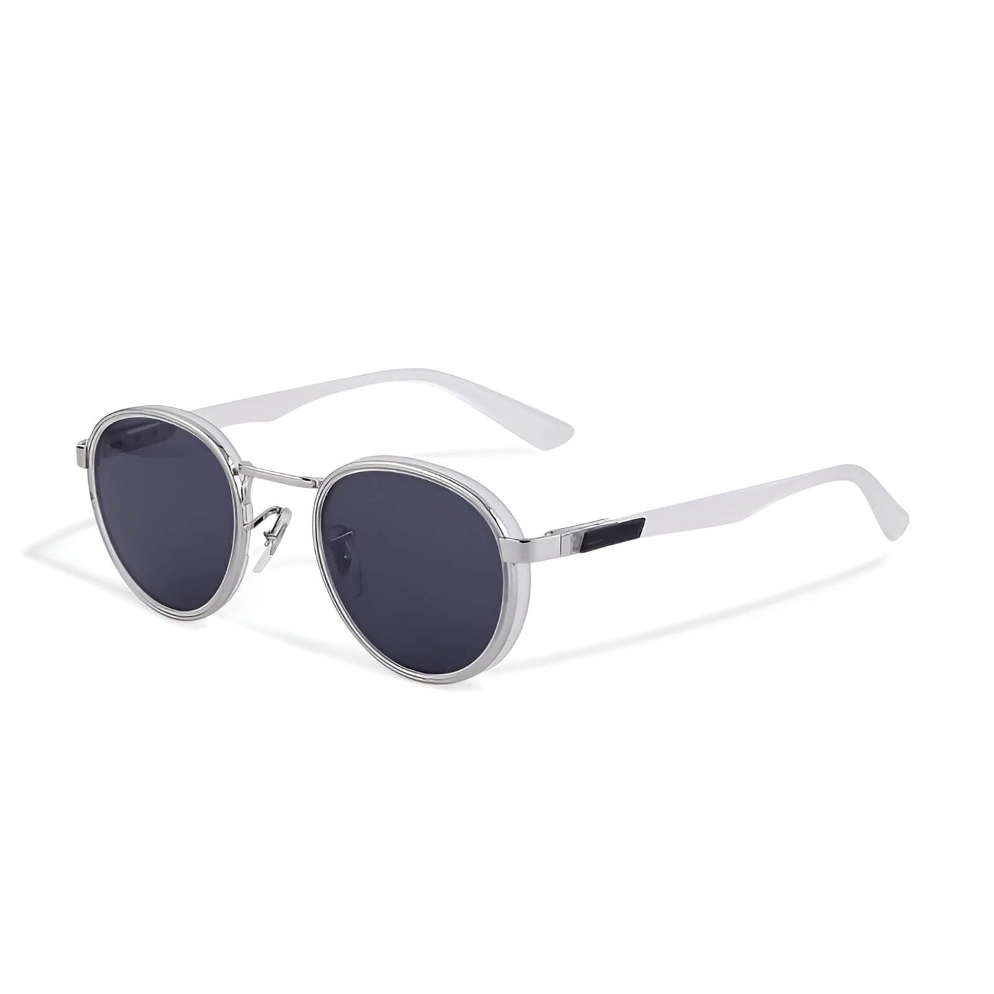 Round Mirrored Sunglasses for Men – Glare-Reducing & Adjustable Fit