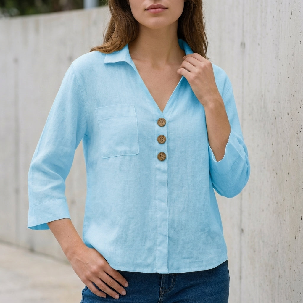 Relaxed Fit Shirt for Women – Casual Comfort & Breathability