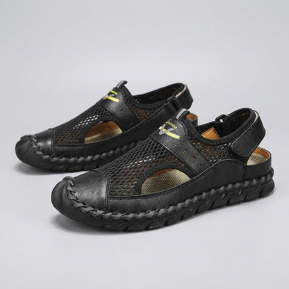 Orthopedic Closed Toe Mesh Sandals for Men – Breathable & Supportive Fit