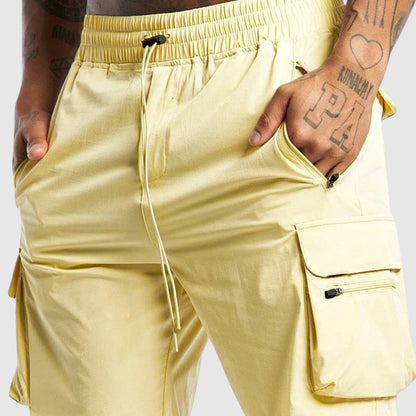 Relaxed Fit Cargo Shorts for Men – Adjustable Comfort & Secure Storage