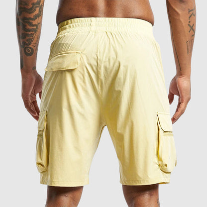 Relaxed Fit Cargo Shorts for Men – Adjustable Comfort & Secure Storage
