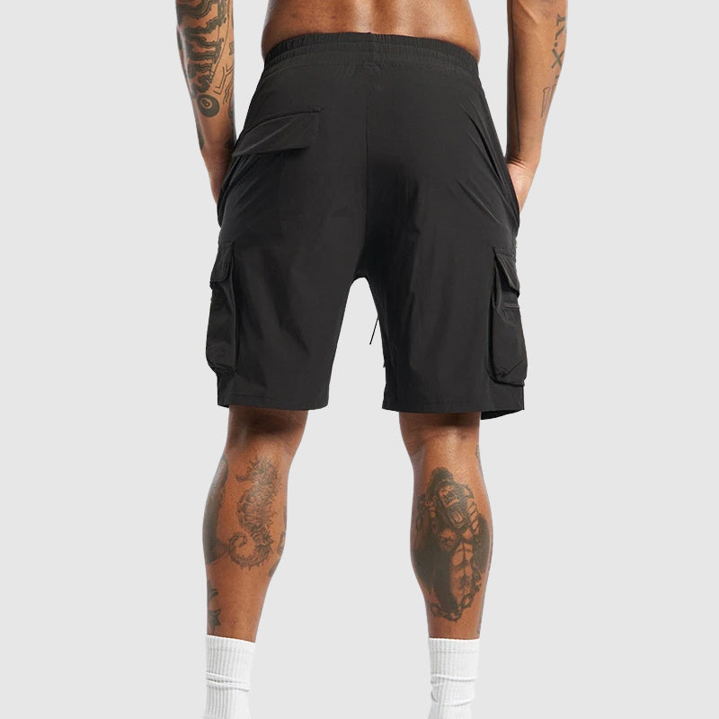 Relaxed Fit Cargo Shorts for Men – Adjustable Comfort & Secure Storage