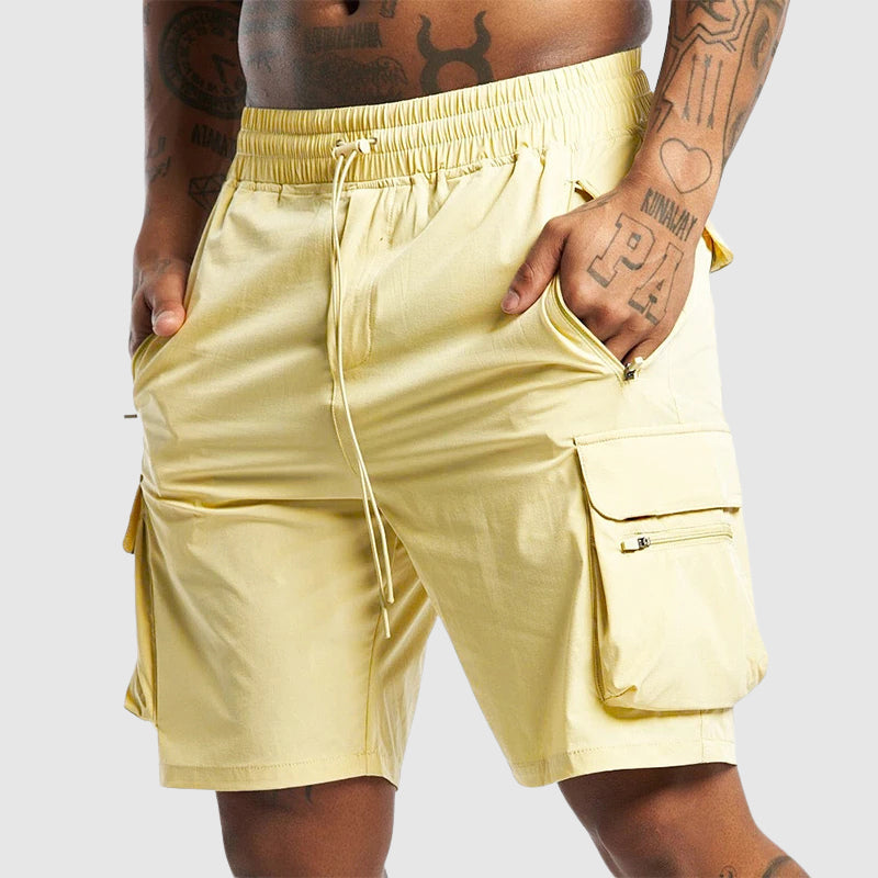 Relaxed Fit Cargo Shorts for Men – Adjustable Comfort & Secure Storage