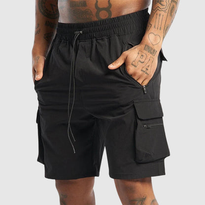 Relaxed Fit Cargo Shorts for Men – Adjustable Comfort & Secure Storage