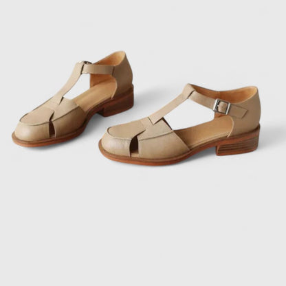 T-Strap Block Heel Mary Jane Sandals for Women – All-Day Comfort & Stability