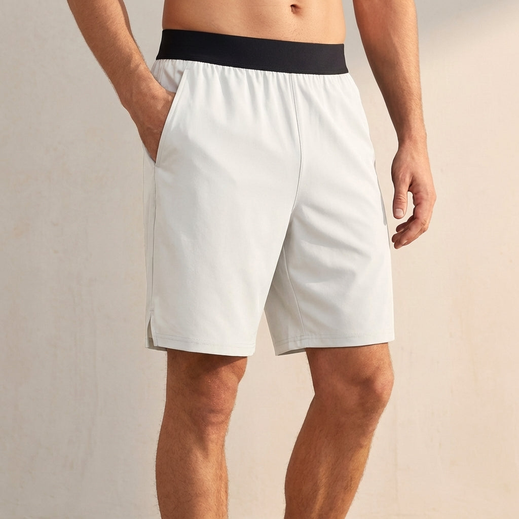 Knee-Length Athletic Shorts for Men – Comfort & Mobility