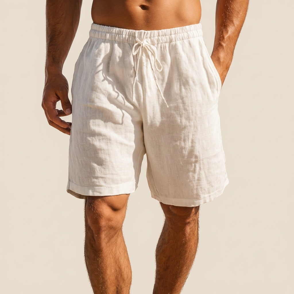 Relaxed Fit Swim Shorts for Men – Adjustable Waist & Handy Pockets