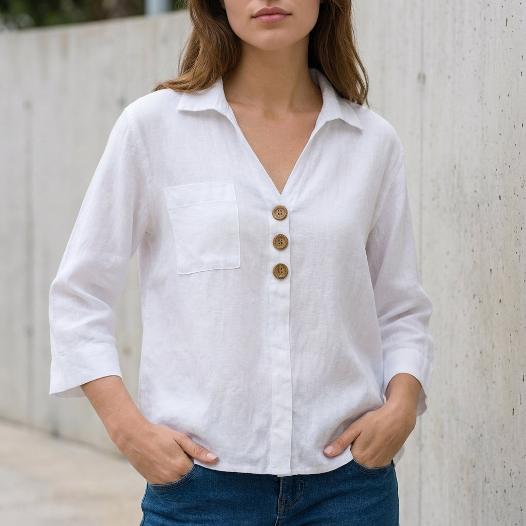 Relaxed Fit Shirt for Women – Casual Comfort & Breathability