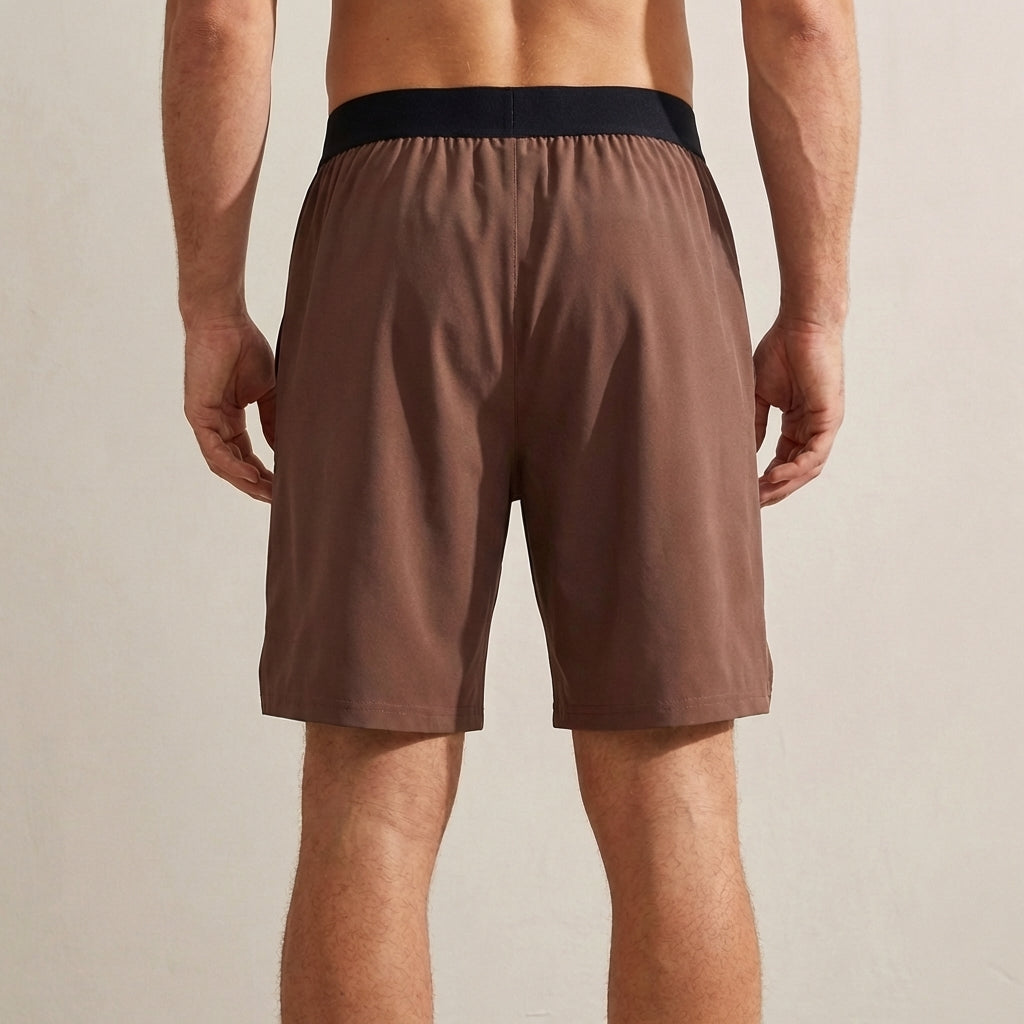 Knee-Length Athletic Shorts for Men – Comfort & Mobility