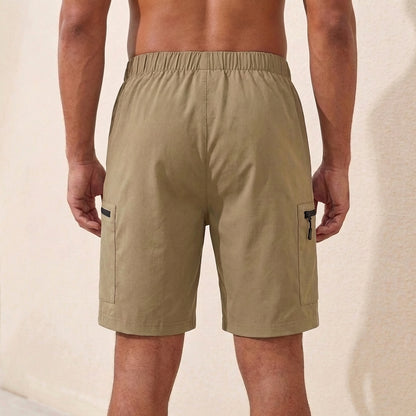 Zip Pocket Cargo Shorts for Men – Secure Storage & Comfort