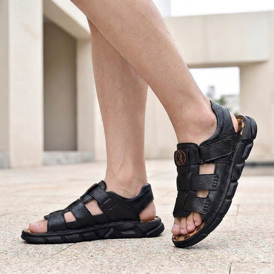 Orthopedic Closed Toe Sandals for Men – Adjustable Fit & Support