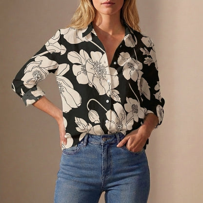 Floral Blouse for Women – Relaxed Comfort & Style