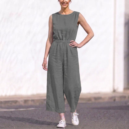High-Waist Jumpsuit for Women – Breathable Comfort & Easy Fit