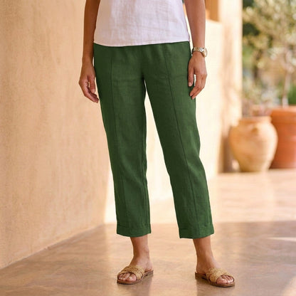 Cropped Trousers for Women – Breathable Everyday Comfort