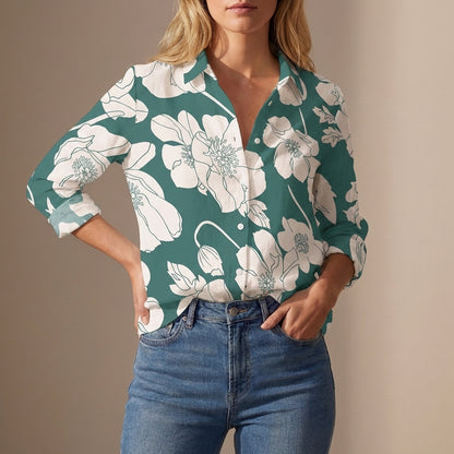 Floral Blouse for Women – Relaxed Comfort & Style