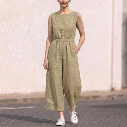 High-Waist Jumpsuit for Women – Breathable Comfort & Easy Fit
