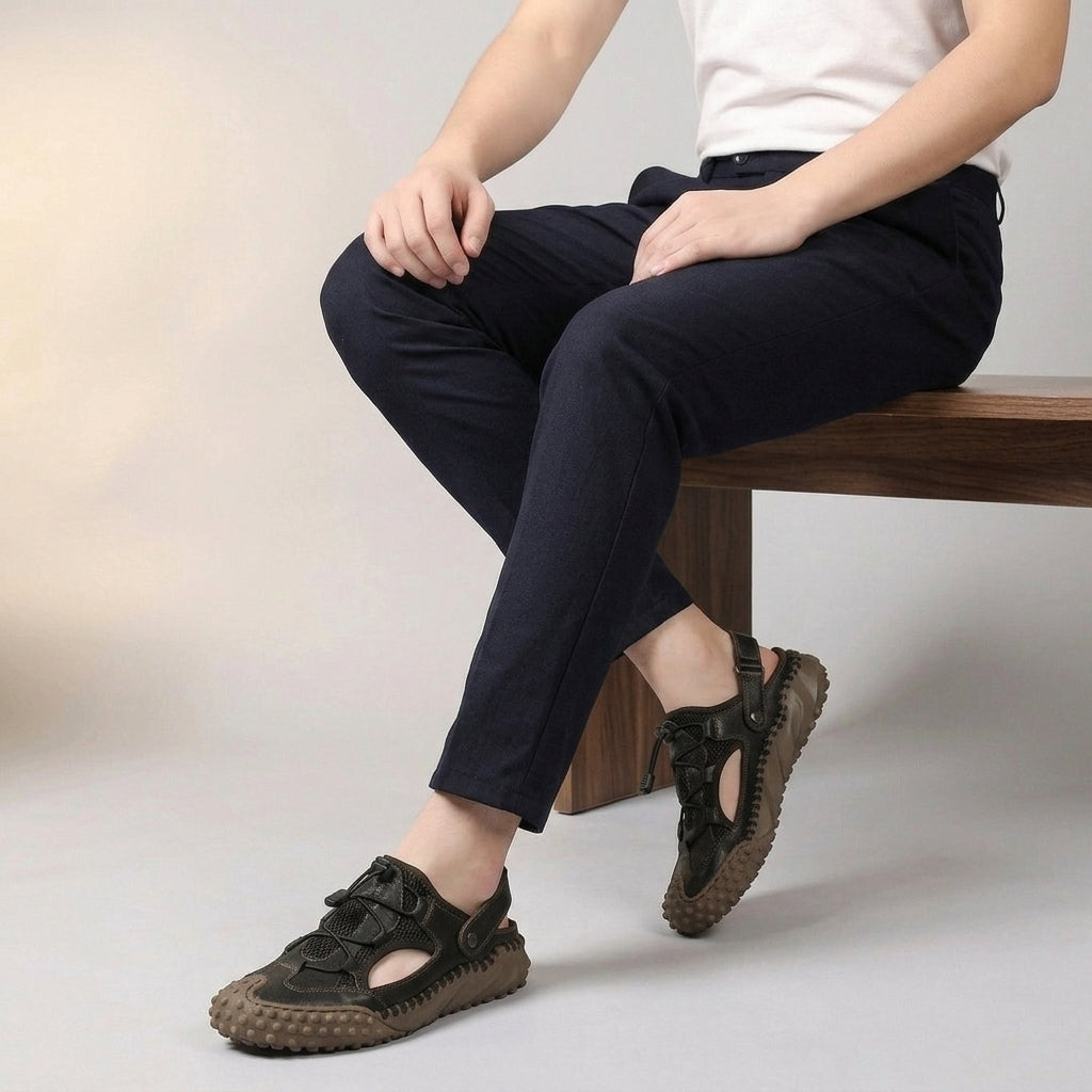 Closed Toe All-Terrain Sandals for Men – Orthopedic Comfort & Support