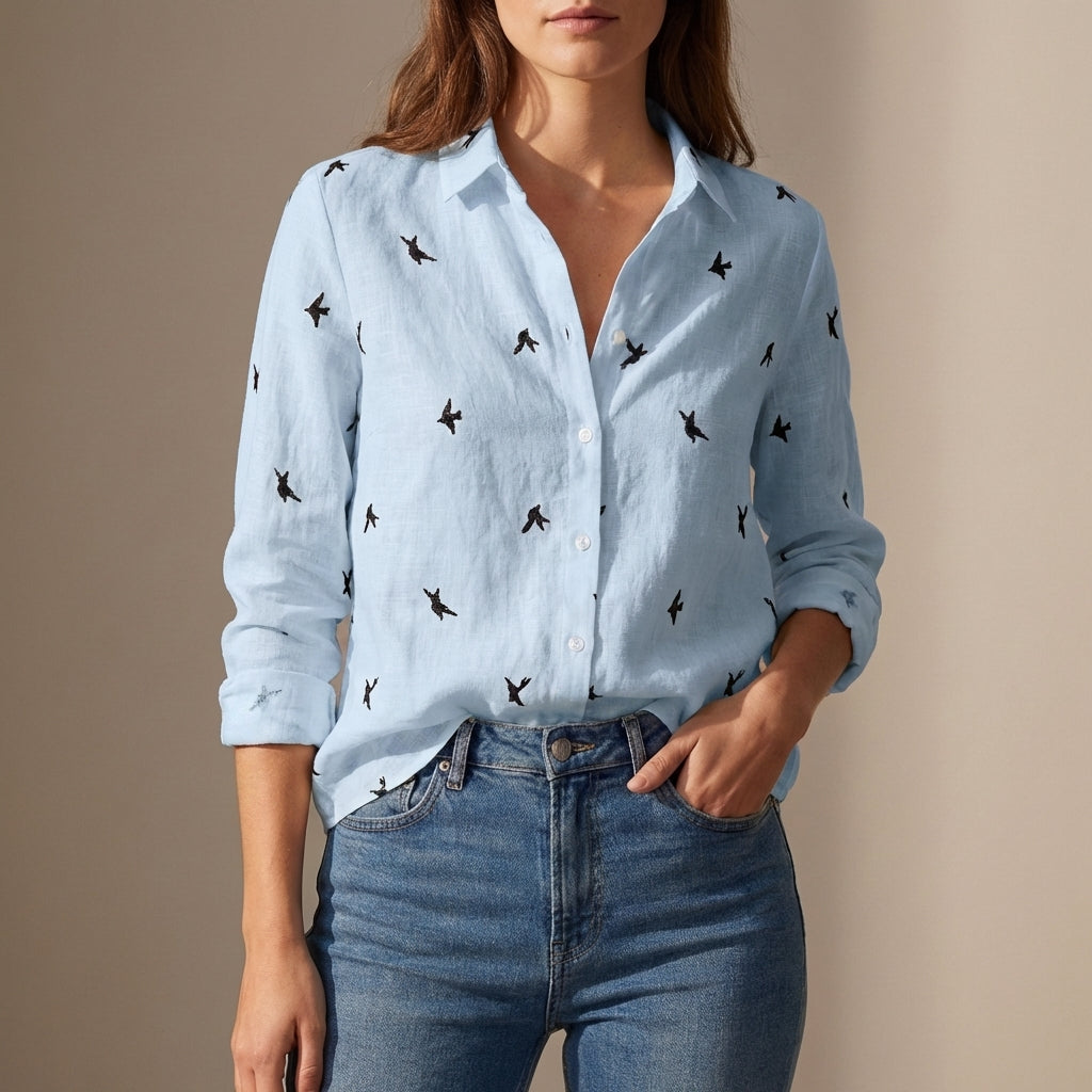 Floral Blouse for Women – Relaxed Comfort & Style