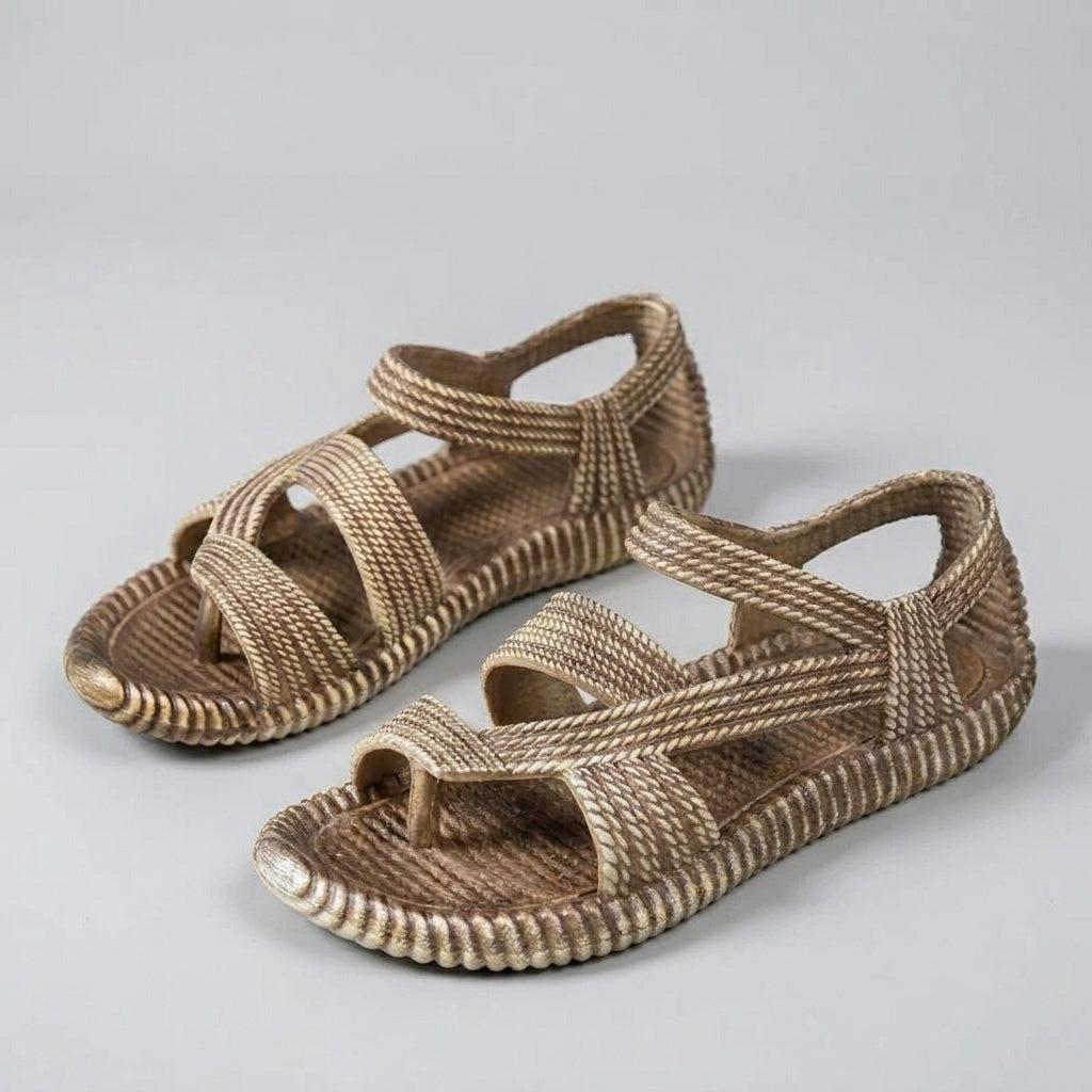 Orthopedic Criss-Cross Strap Sandals for Men – All-Day Comfort & Support