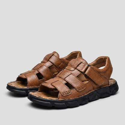 Orthopedic Closed Toe Sandals for Men – Adjustable Fit & Support